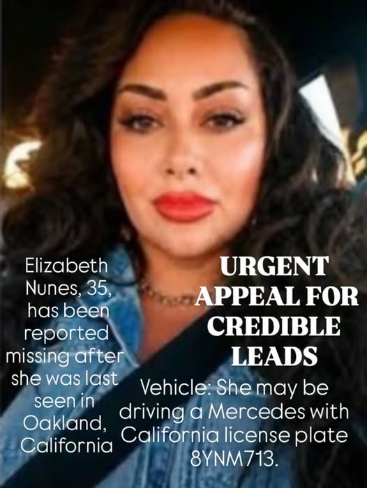 Elizabeth Nunes Missing, Oakland, CA: Authorities Seek Public Help to Locate 35-Year-Old Woman