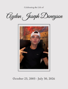 Aydan Joseph “AJ” Doneyson Death, Obituary – Grain Valley Community Mourns Beloved 22-Year-Old